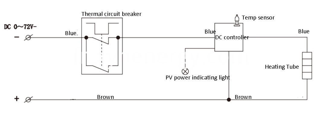 Schéma électrique DC DC electrical schematic